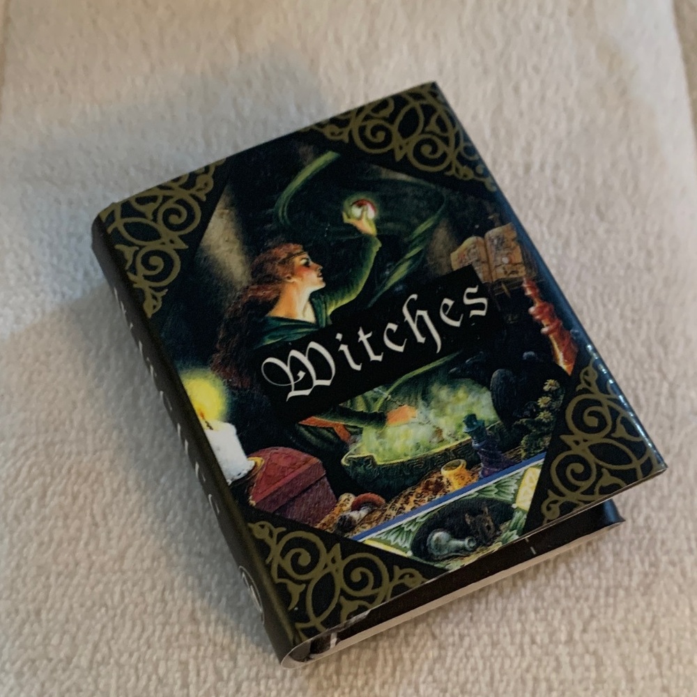 Tiny Tomes Ariel Miniature Mini Book witches. Halloween Wicca